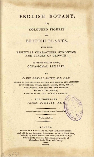 English botany [...] Vol. XXVII