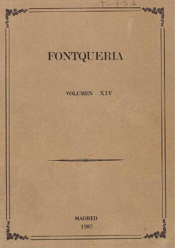 Fontqueria. Volumen 14