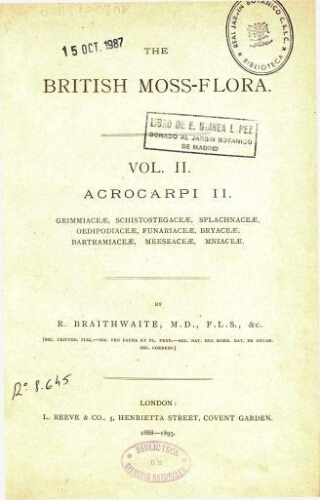 The British moss-flora. Vol II