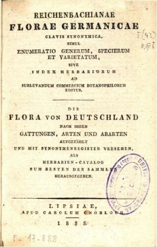 Flora Germanica excursoria [...] [Vol. 3]