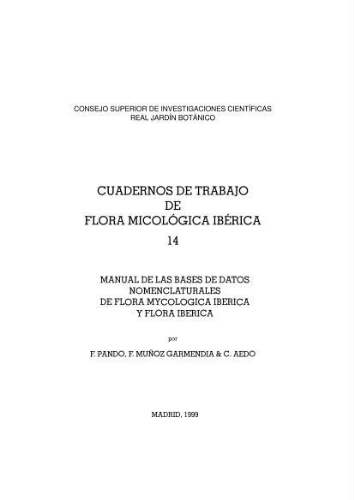 Cuadernos de trabajo de Flora micológica ibérica 14