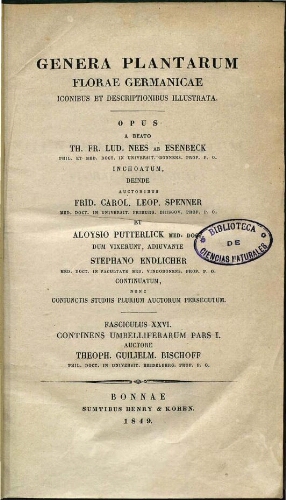 Genera plantarum florae Germanicae iconibus et descriptionibus illustrata. Fasc. 1-26 [Texto]