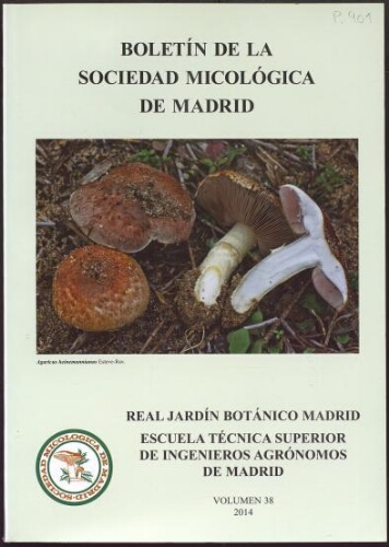 Boletín de la Sociedad Micológica de Madrid. Vol. 38