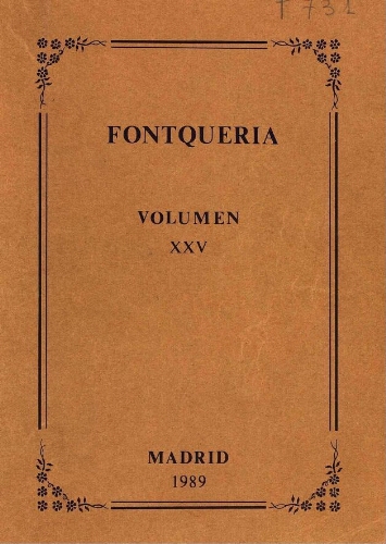 Fontqueria. Volumen 25