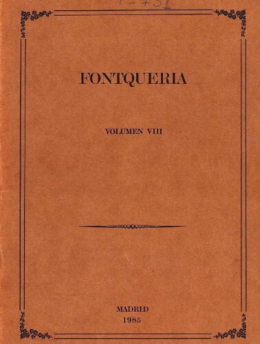 Fontqueria. Volumen 8