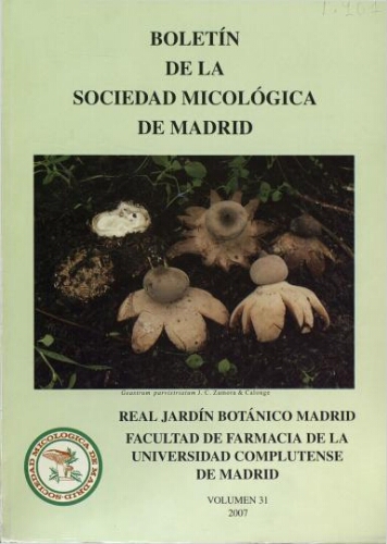 Boletín de la Sociedad Micológica de Madrid. Vol. 31