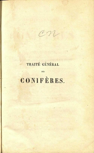 Traité général des conifères
