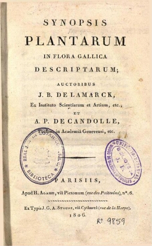 Synopsis plantarum in flora Gallica descriptarum