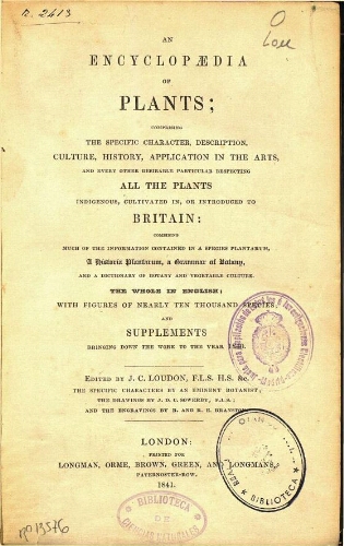 An encyclopaedia of plants [2.ª ed.]