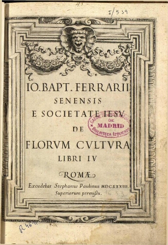De florum cultura libri IV