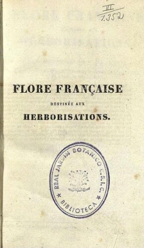 Flore française [...] Tome second
