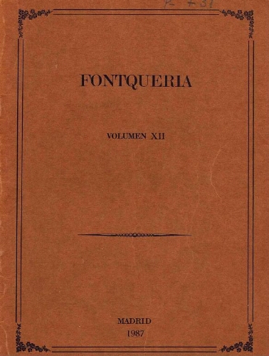 Fontqueria. Volumen 12