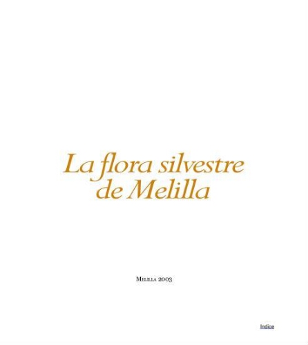 La flora silvestre de Melilla