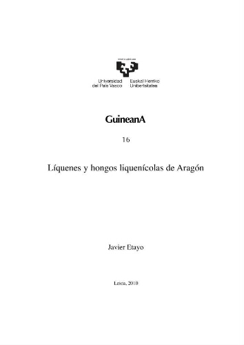 Líquenes y hongos liquenícolas de Aragón
