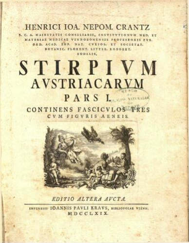 Stirpium Austriacarum Pars I. [...] Editio altera