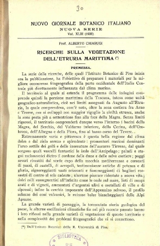 Nuovo Giornale botanico italiano. (Nuova serie). V. 43 [N. 1-2]