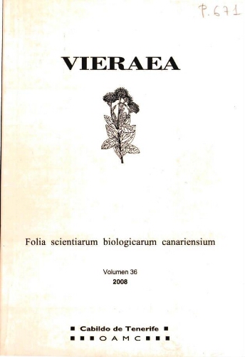 Vieraea. Vol. 36