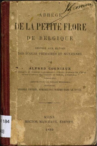 Abrégé de la petite flore de Belgique. 2ª ed.