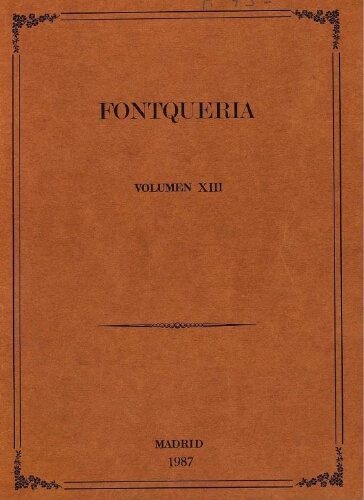 Fontqueria. Volumen 13