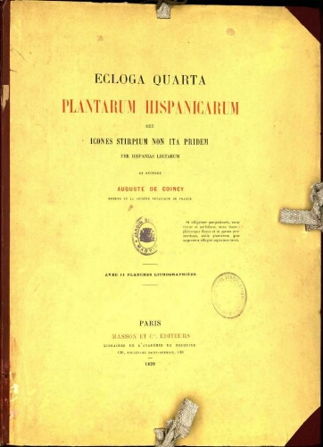 Ecloga quarta plantarum Hispanicarum