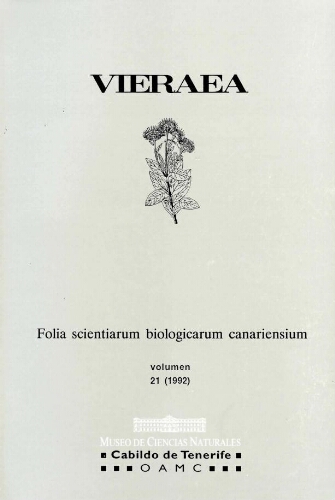 Vieraea. Vol. 21