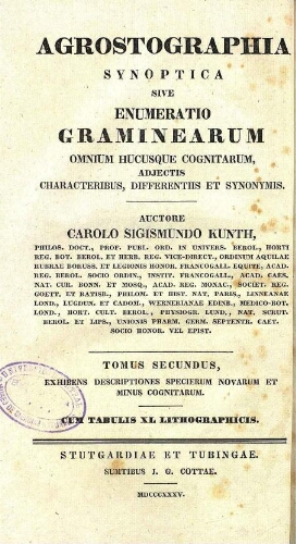 Enumeratio plantarum [...] T. 1. Supplementum