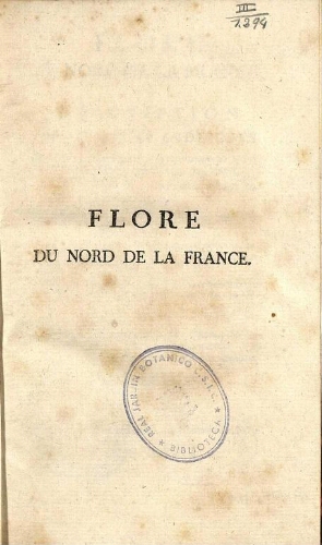 Flore du Nord de la France [...] Tome second