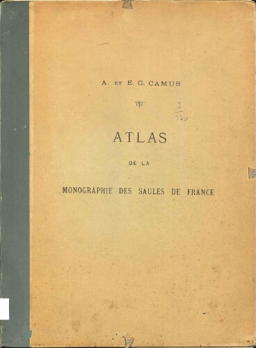 Atlas de la Monographie des Saules de France