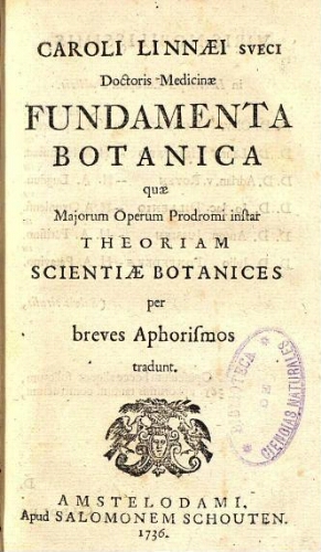 Fundamenta botanica