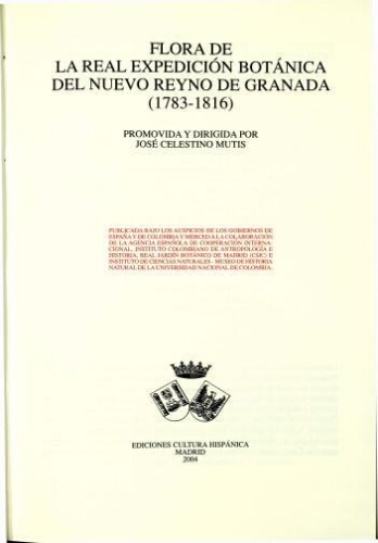 Flora de la Real Expedición Botánica del Nuevo Reino de Granada. T. 38 (1). Solanáceas (1)