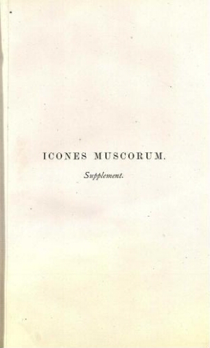 Icones muscorum