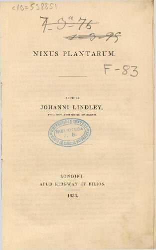 Nixus plantarum