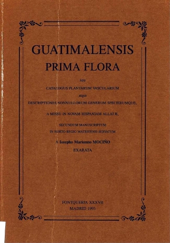 Guatimalensis prima flora
