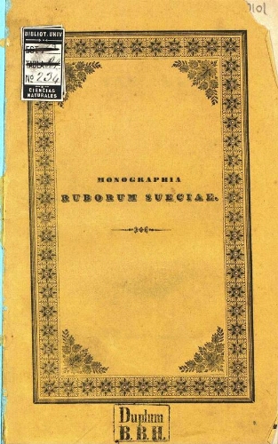 Monographia Ruborum Sueciae