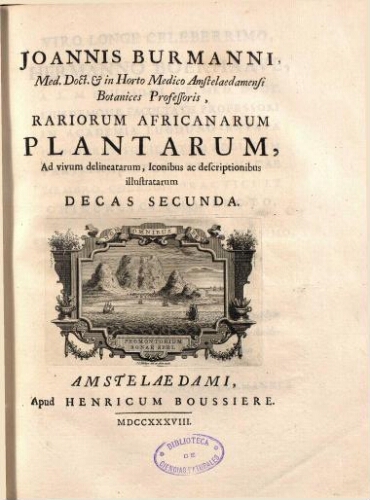 Rariorum Africanarum Plantarum [...] Decas secunda