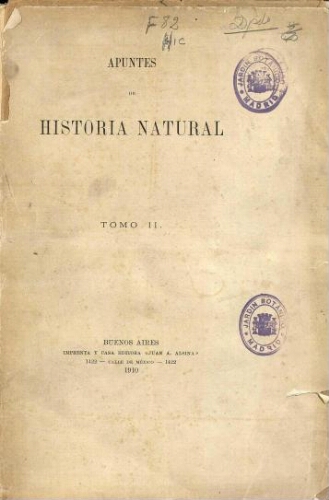 Apuntes de Historia Natural. Tomo II