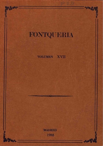 Fontqueria. Volumen 17
