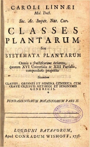 Classes plantarum