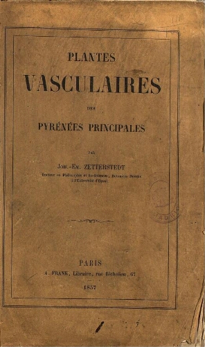 Plantes vasculaires des Pyrénées principales