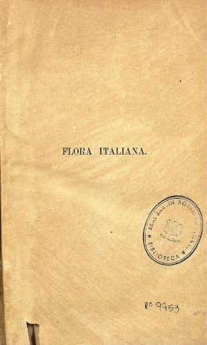 Flora italiana [...] Vol. VIII