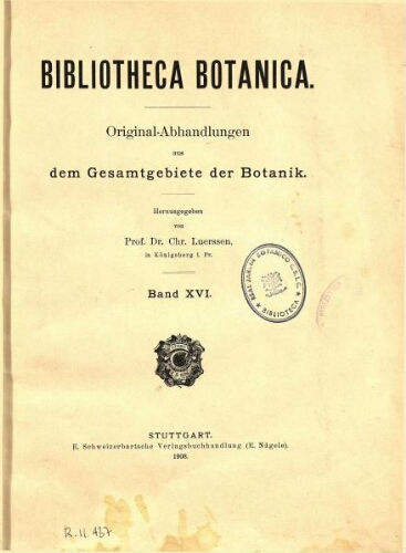 Monographie der Gattung Potentilla