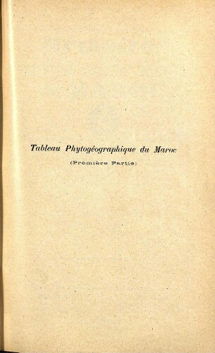 Mémoires de la Société des sciences naturelles du Maroc. Nº 38