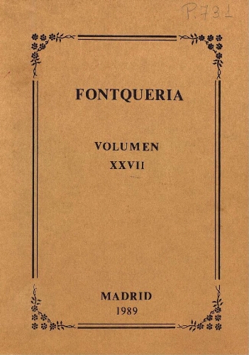 Fontqueria. Volumen 27
