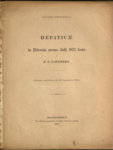 Hepaticae