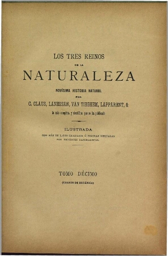Los tres reinos de la naturaleza. Botánica. T. 4