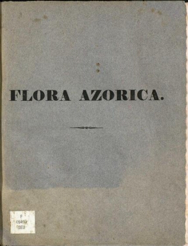 Flora azorica