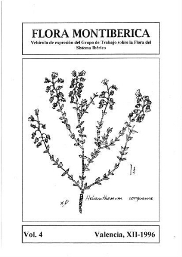 Flora Montiberica. Vol. 4