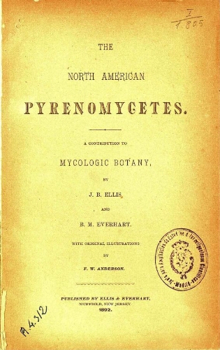 The North American pyrenomycetes