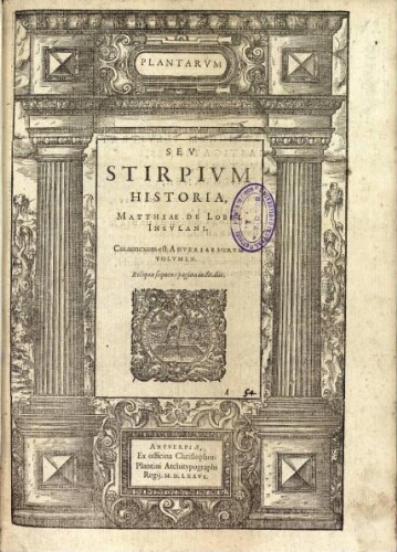 Plantarum seu stirpium historia