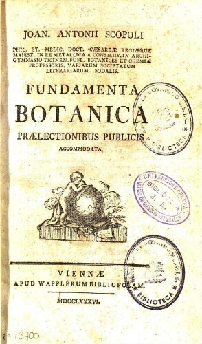 Fundamenta botanica [2.ª ed.]